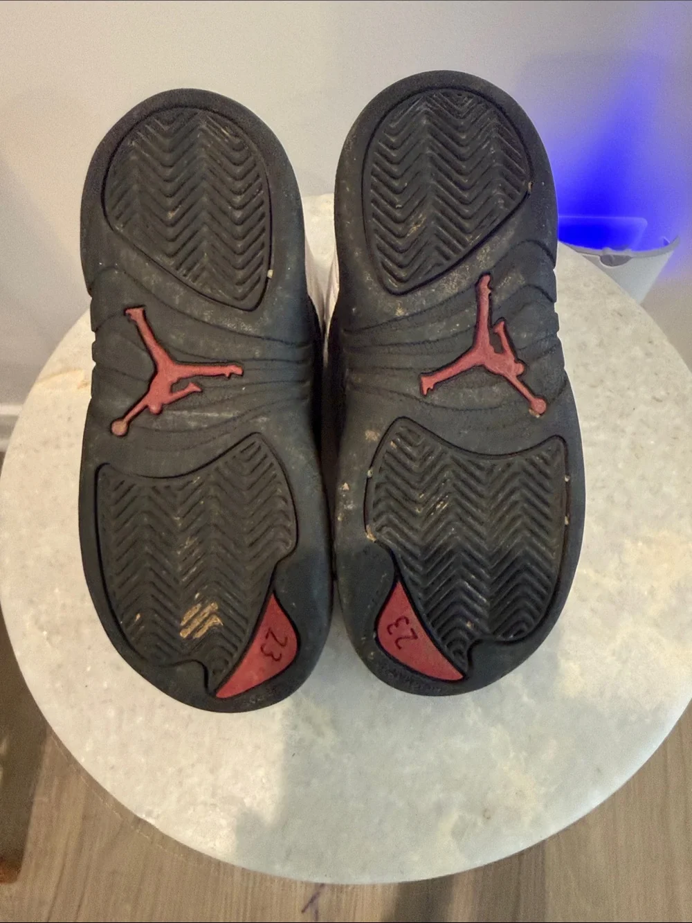 Jordan Toddler 12 Retro Sneakers with Red Jumpman